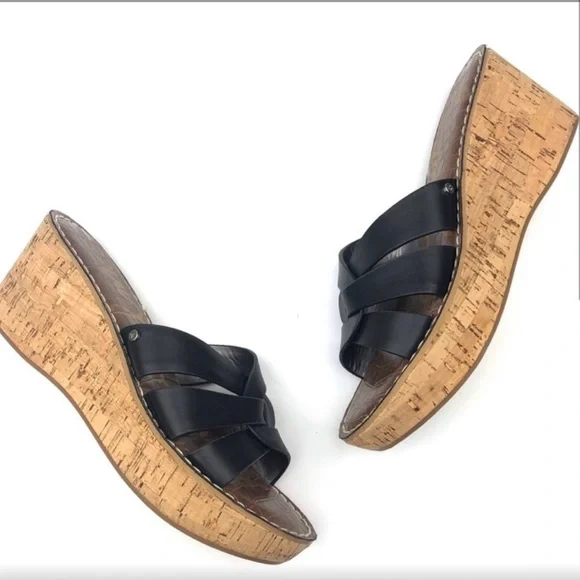 🪴HP! Sam Edelman Regis Cork Sandal Sz 8 - Picture 5 of 7